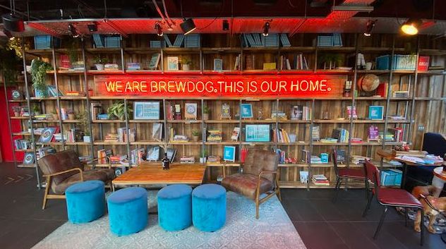 Visit Brew Dog Ellon - Photo of the Beer Library Space
