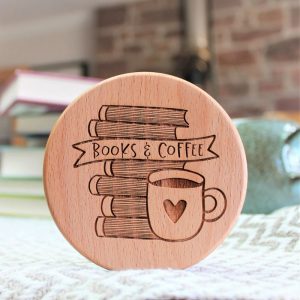 ETSY Shop - Books and Coffee Coaster