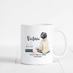 Personalised book mug